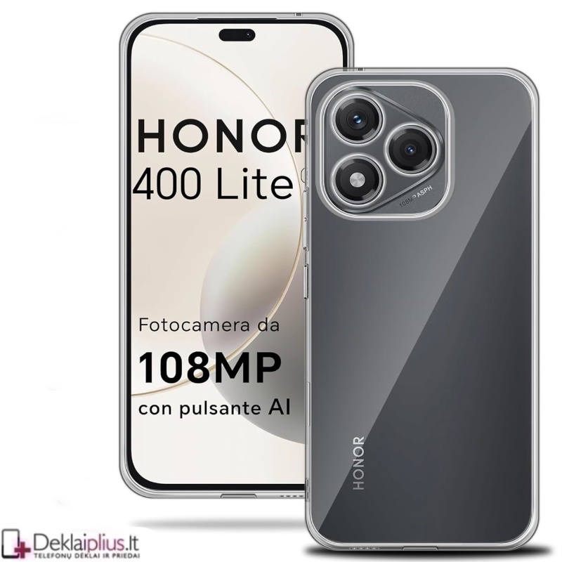 Skaidrus dėklas su kameros apsauga 2.0 mm storio (Huawei Honor 400 Lite) Skaidrus dėklas su kameros apsauga 2.0 mm storio (Huawei Honor 400 Lite)